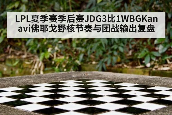 LPL夏季赛季后赛JDG3比1WBGKanavi佛耶戈野核节奏与团战输出复盘